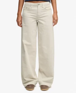 Mid Rise Baggy Corduroy Trousers