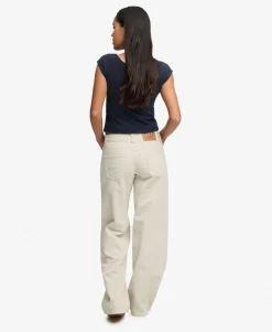 Mid Rise Baggy Corduroy Trousers