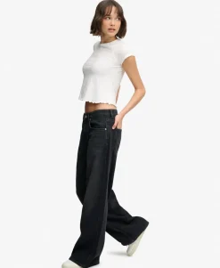Mid Rise Baggy Jeans