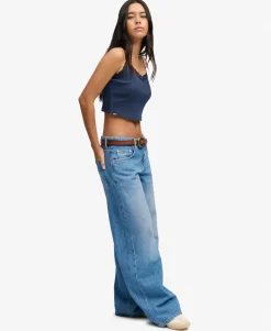Mid Rise Baggy Jeans