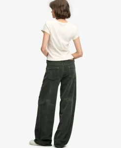 Mid Rise Baggy Jumbo Cord Pants