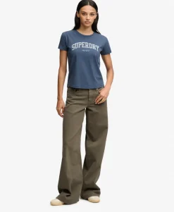 Mid Rise Baggy Pants