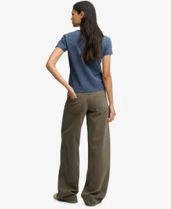 Mid Rise Baggy Pants