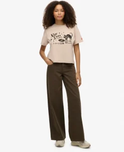 Mid Rise Baggy Pants