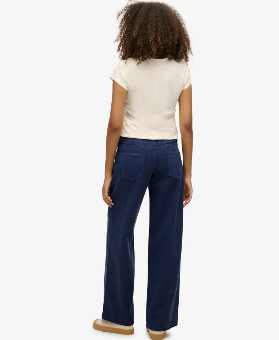 Mid Rise Baggy Pants
