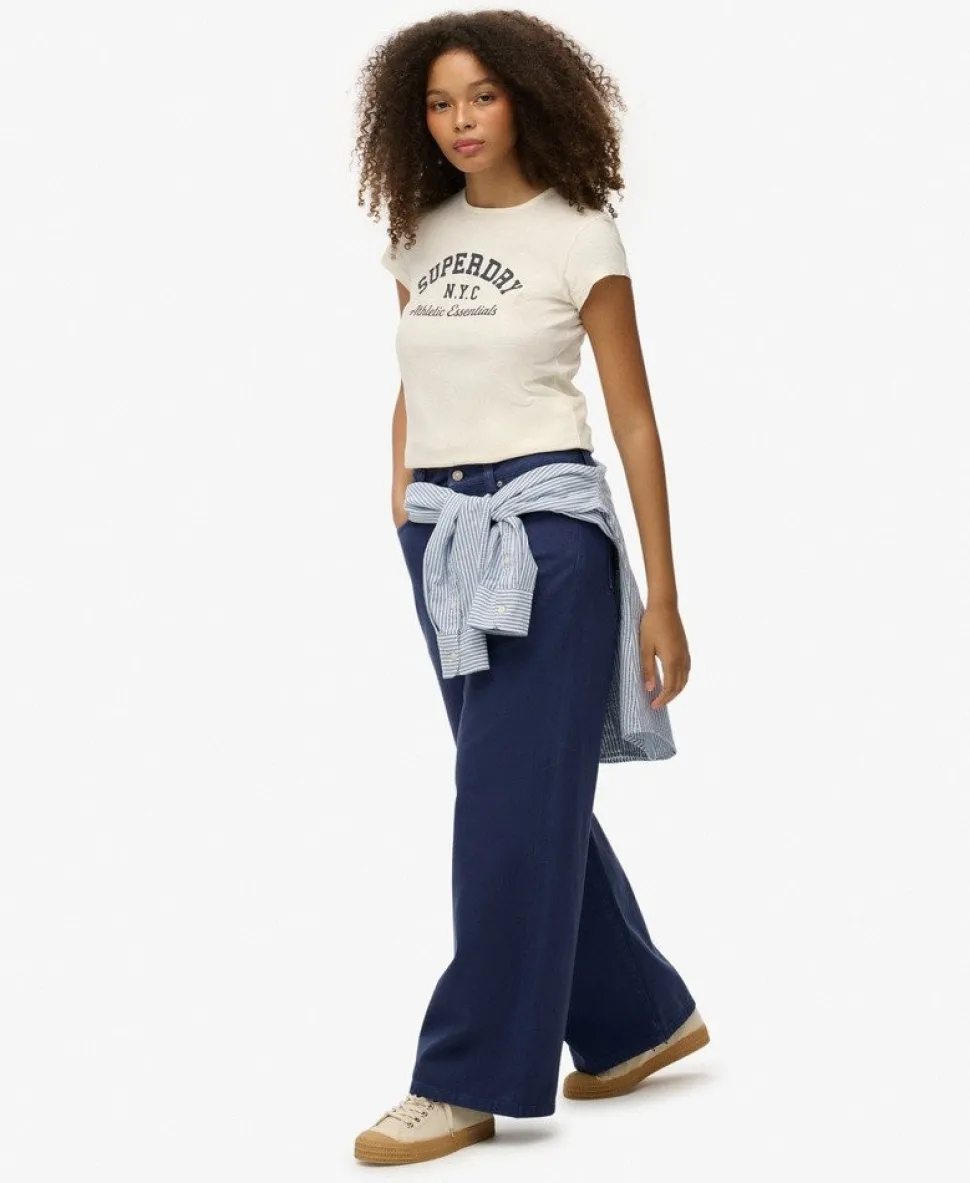 Mid Rise Baggy Pants