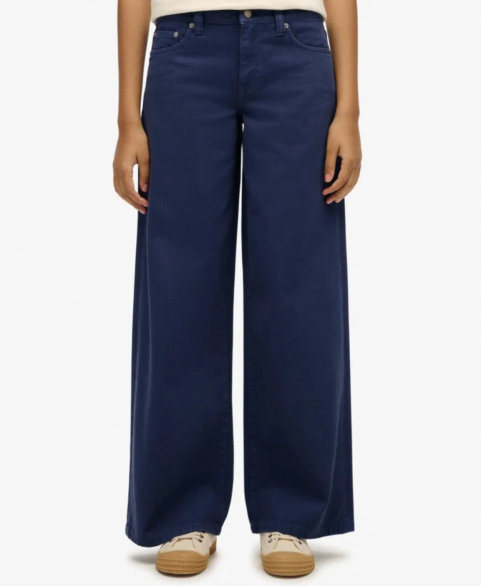 Mid Rise Baggy Pants