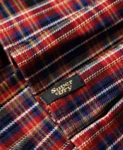 Mid Rise Check Mini Skirt