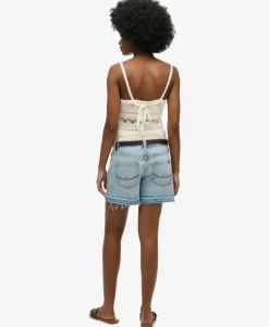 Mid Rise Cut Off Shorts