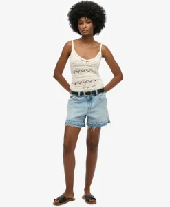 Mid Rise Cut Off Shorts