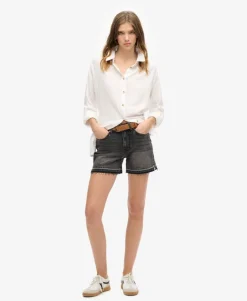 Mid Rise Cut off Shorts