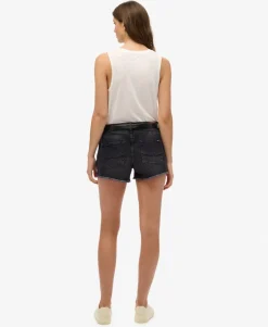 Mid Rise Denim Hot Shorts
