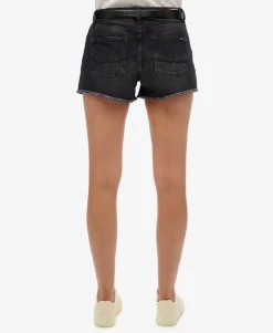 Mid Rise Denim Hot Shorts