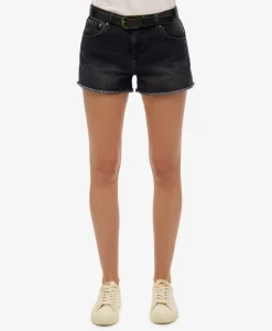 Mid Rise Denim Hot Shorts