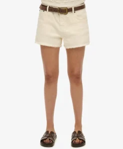Mid Rise Denim Hot Shorts