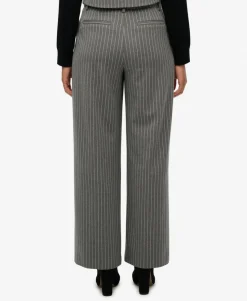 Mid Rise Pinstripe Trousers