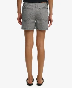 Mid Rise Stripe Shorts