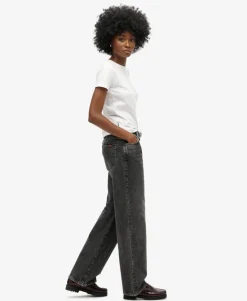 Mid Rise Wide Leg Jeans