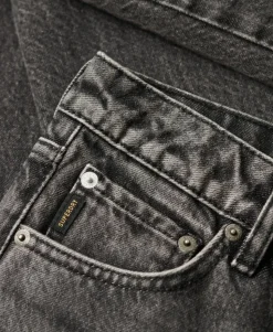 Mid Rise Wide Leg Jeans