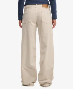 Mid Waist Baggy Mini Cord Pants