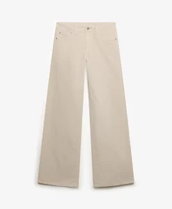 Mid Waist Baggy Mini Cord Pants