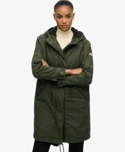 Military Borg Fishtail Parka Coat