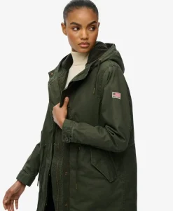 Military Borg Fishtail Parka Coat