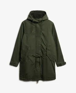 Military Borg Fishtail Parka Coat