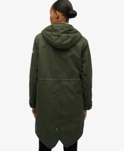 Military Borg Fishtail Parka Coat