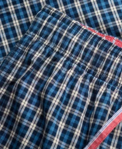 Mini Check Cotton Trousers