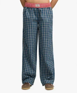 Mini Check Cotton Trousers