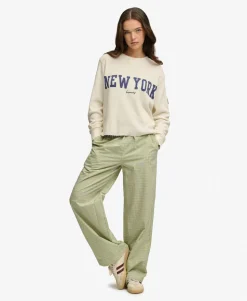 Mini Check Cotton Trousers