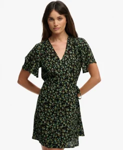 Mini Swing Wrap Dress
