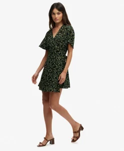 Mini Swing Wrap Dress