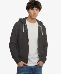 Monogram Embroidered Zip Hoodie