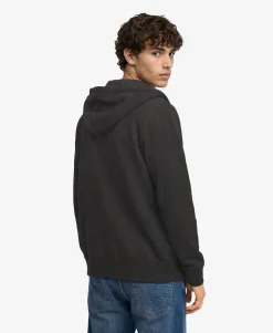 Monogram Embroidered Zip Hoodie