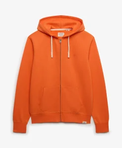 Monogram Embroidered Zip Hoodie