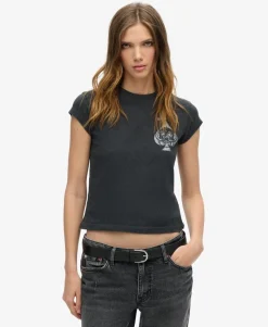Motörhead x Superdry Cap Sleeve Band T-Shirt