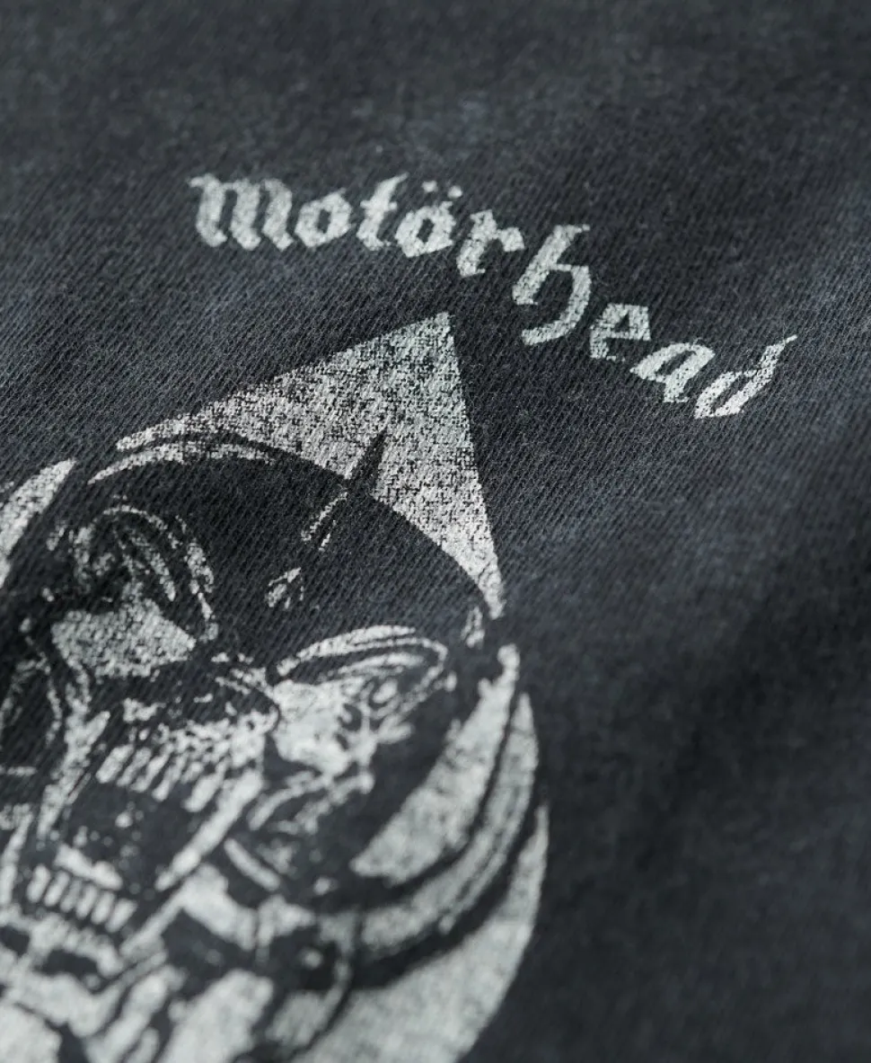 Motörhead x Superdry Cap Sleeve Band T-Shirt