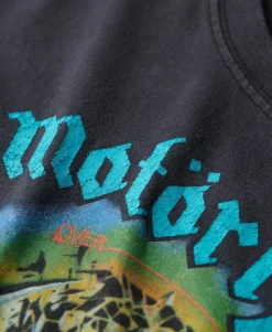 Motörhead x Superdry Cap Sleeve Band T-Shirt