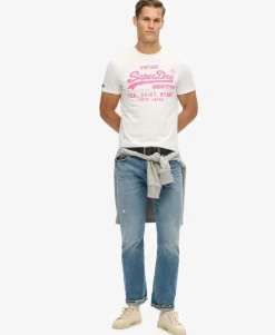 Neon Vintage Logo Graphic T-Shirt