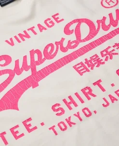 Neon Vintage Logo Graphic T-Shirt
