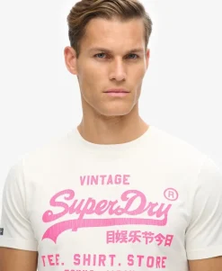 Neon Vintage Logo Graphic T-Shirt