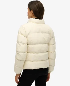 Non Hooded Sports Puffer Jacket