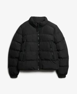 Non Hooded Sports Puffer Jacket