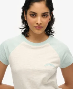 Organic Cotton Essential Logo Raglan T-Shirt