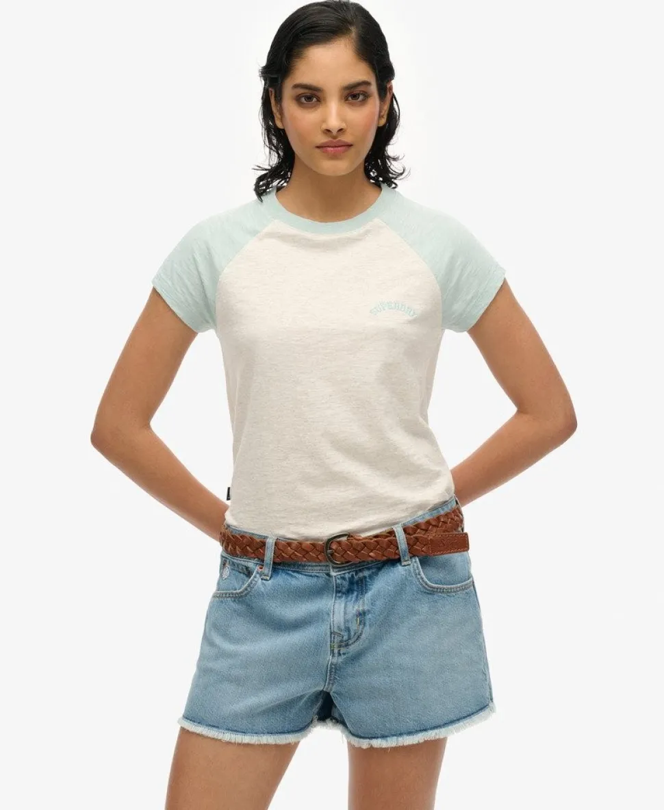Organic Cotton Essential Logo Raglan T-Shirt