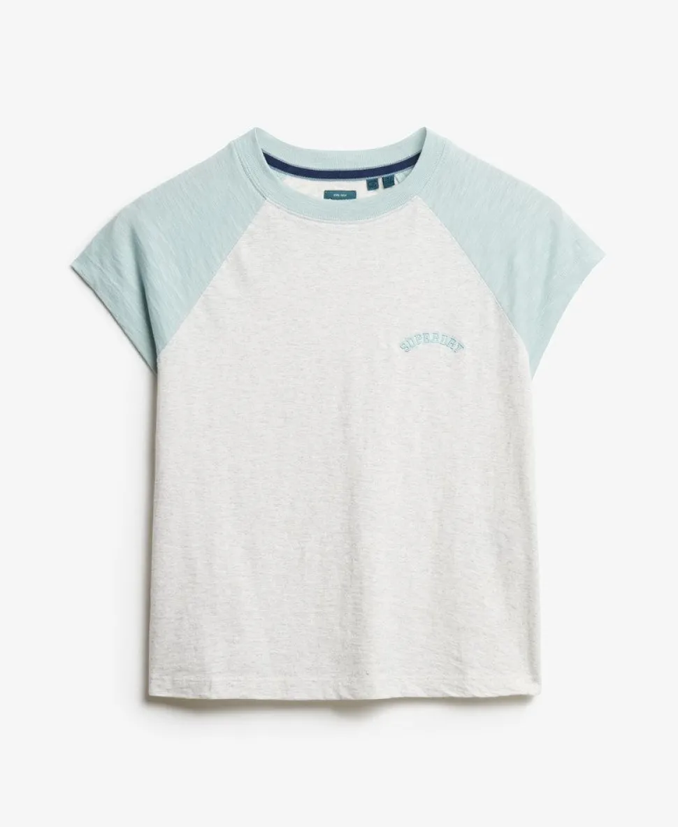Organic Cotton Essential Logo Raglan T-Shirt