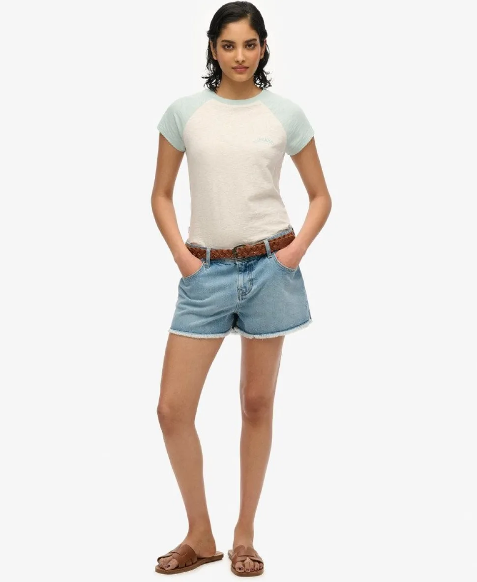 Organic Cotton Essential Logo Raglan T-Shirt