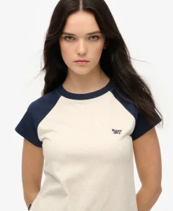 Organic Cotton Essential Logo Raglan T-Shirt